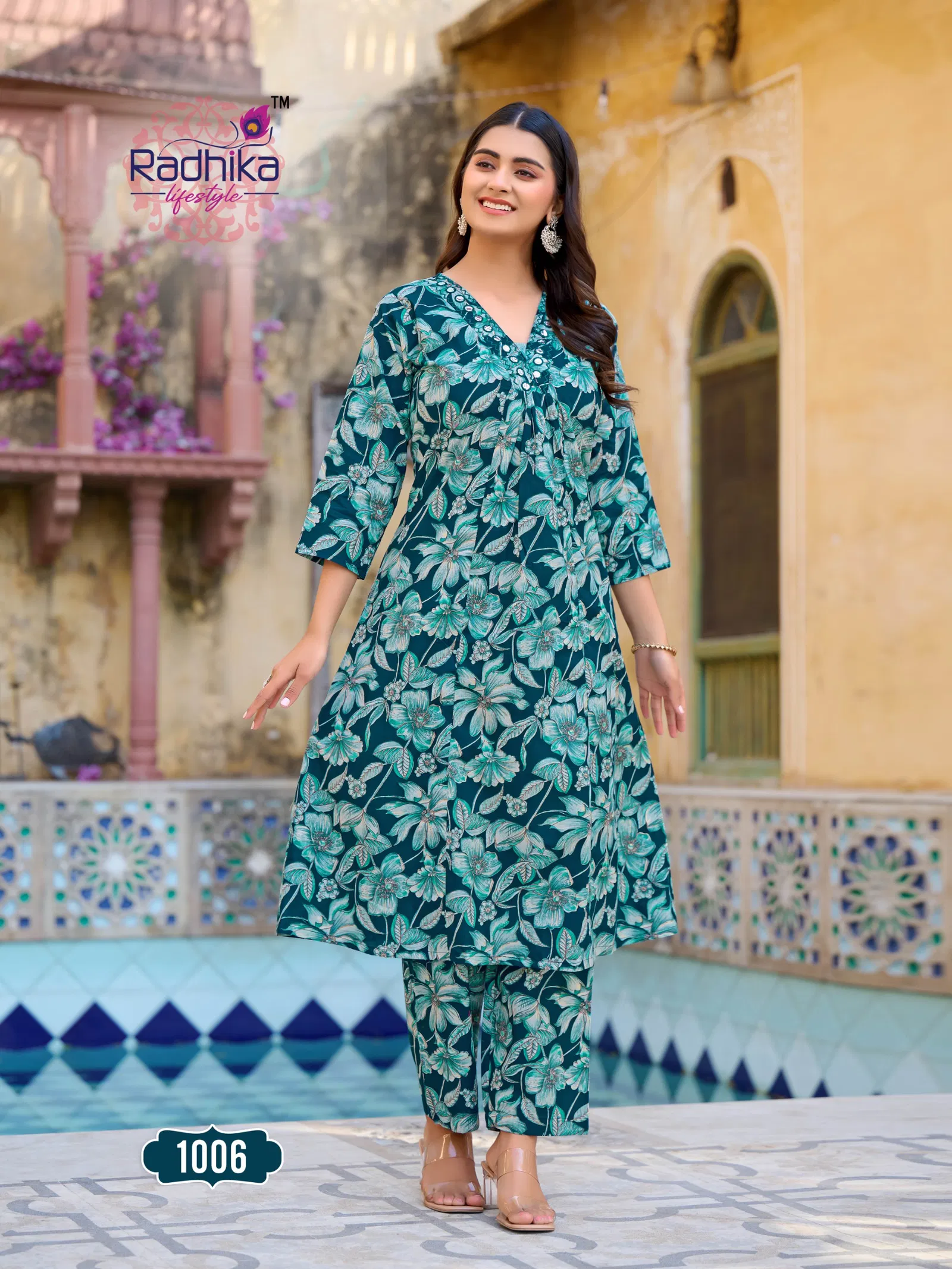 Cotton Bells Vol 1 By Radhika Cotton  Printed Kurti With Bottom Exporters In India